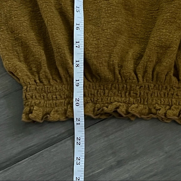 Madewell Texture and Thread Drawstring Top - Size Large - Picture 13 of 15